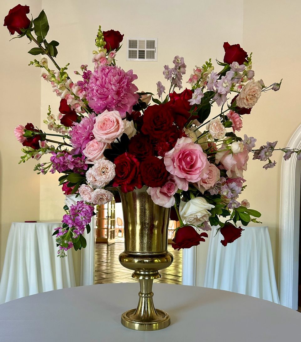 Floral entrance centerpiece